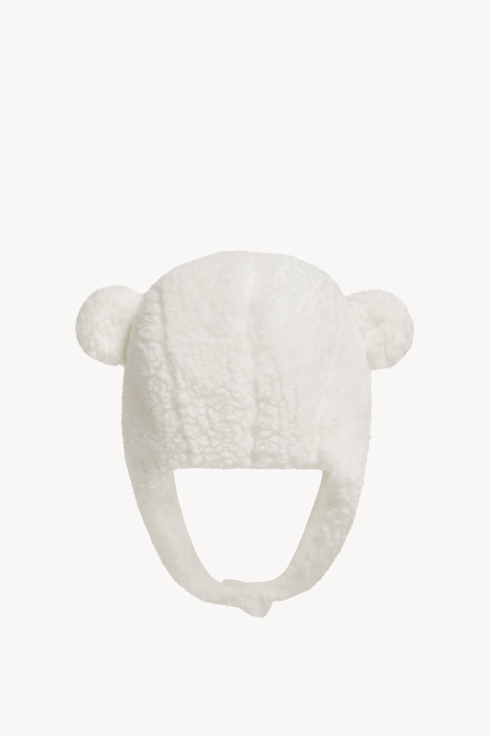 Teddy Cap with Earflaps Gender Neutral White Moncler 3